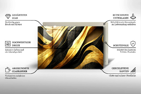 Abdeckung induktionskochfeld Elegante Abstraktion