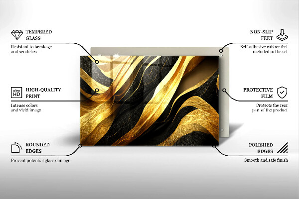 Abdeckung induktionskochfeld Elegante Abstraktion