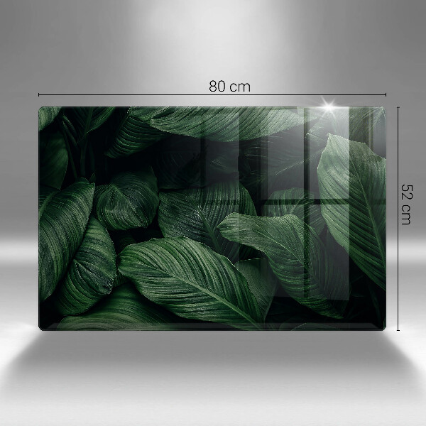 Herdabdeckung Dunkle Blätter