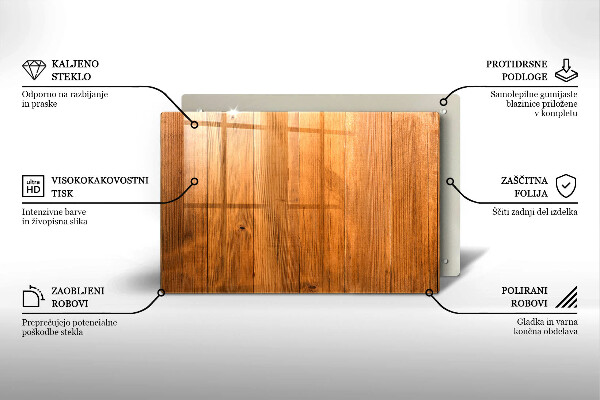 Herdabdeckung Holzbretter
