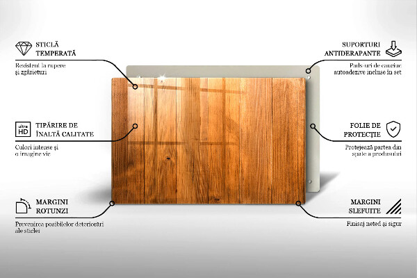 Herdabdeckung Holzbretter