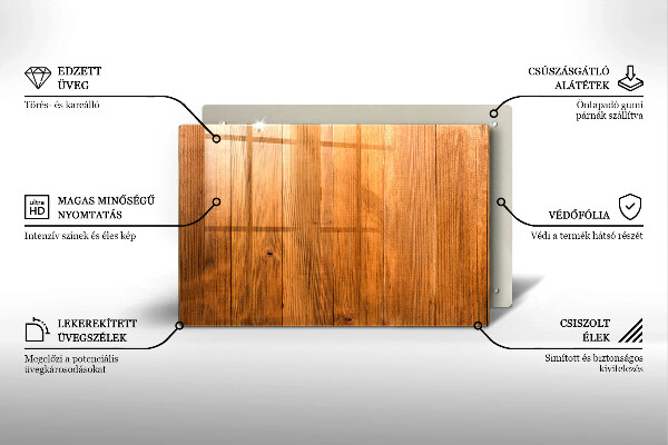 Herdabdeckung Holzbretter