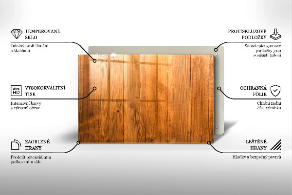 Herdabdeckung Holzbretter