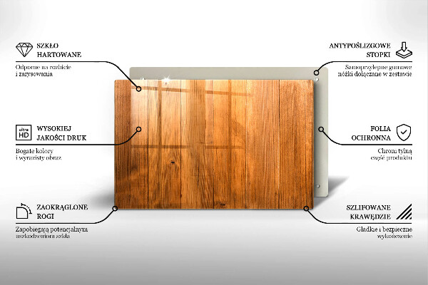 Herdabdeckung Holzbretter