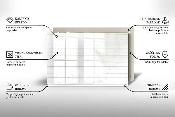 Herdabdeckung Moderne helle Tafeln
