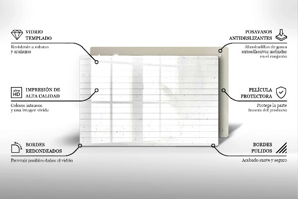 Herdabdeckung Moderne helle Tafeln