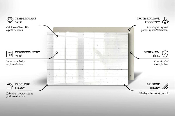 Herdabdeckung Moderne helle Tafeln