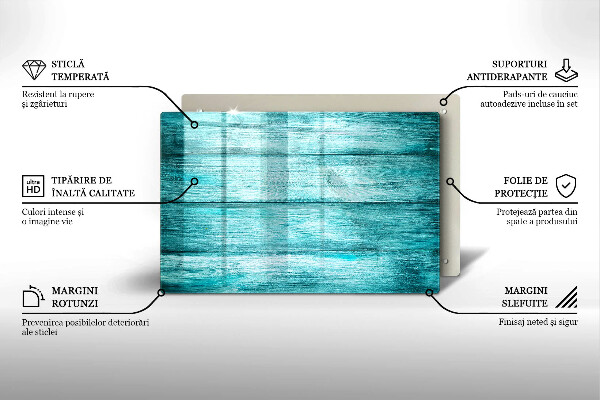 Herdabdeckung Vintage Holzbretter