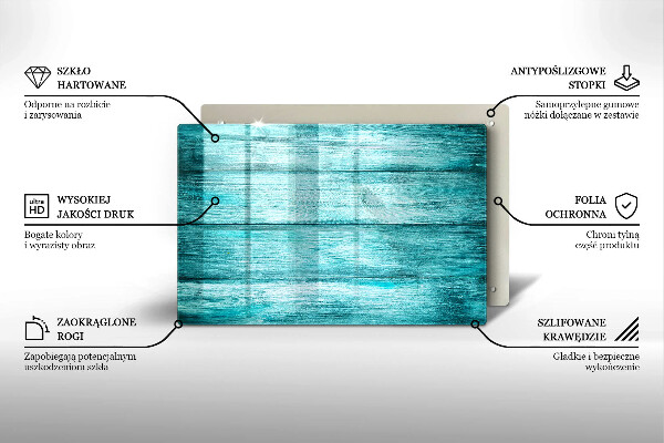 Herdabdeckung Vintage Holzbretter