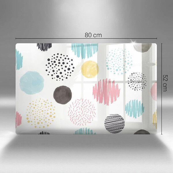 Herdabdeckung Bemalte Formen