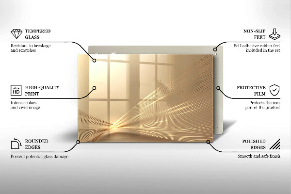 Herdabdeckung Moderne Abstraktion