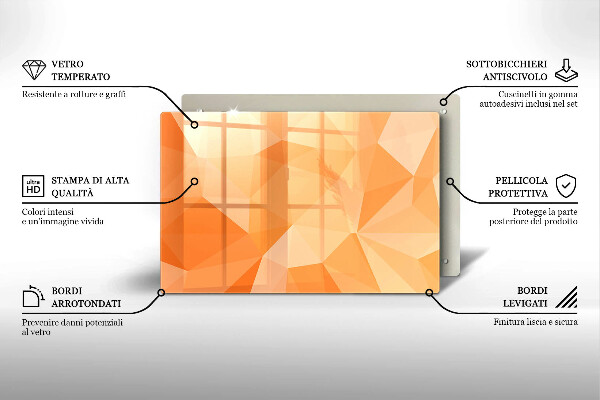 Herdabdeckung Geometrischer Hintergrund