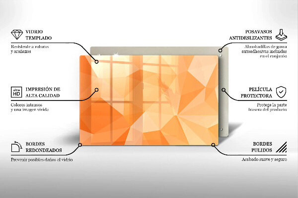 Herdabdeckung Geometrischer Hintergrund