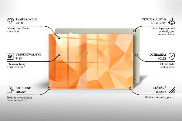 Herdabdeckung Geometrischer Hintergrund