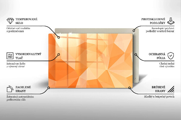 Herdabdeckung Geometrischer Hintergrund