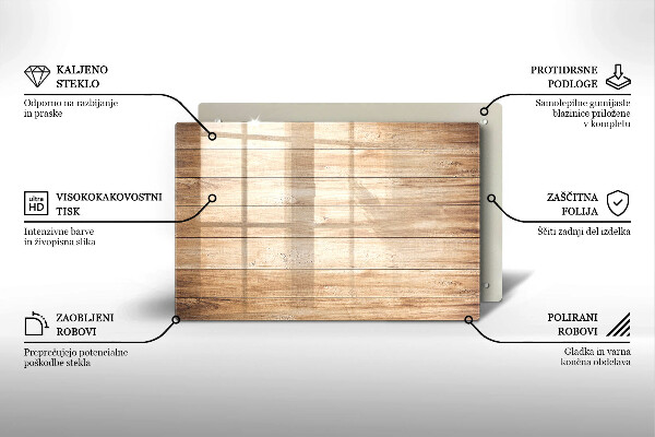 Herdabdeckung Holzbretter