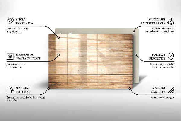 Herdabdeckung Holzbretter