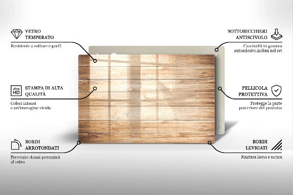 Herdabdeckung Holzbretter