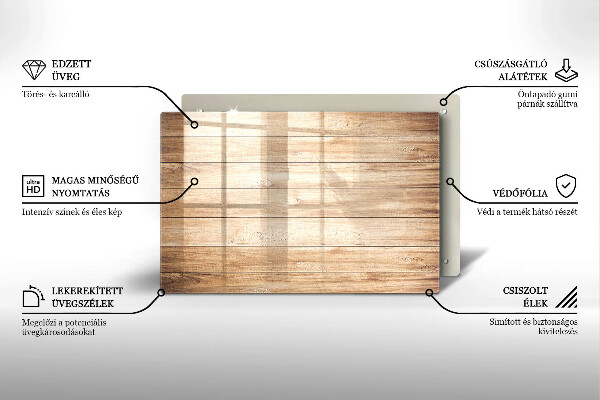 Herdabdeckung Holzbretter