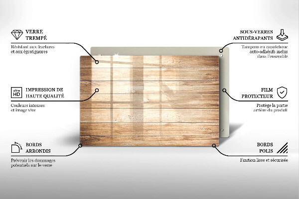 Herdabdeckung Holzbretter