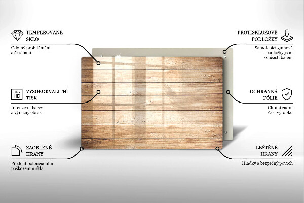 Herdabdeckung Holzbretter