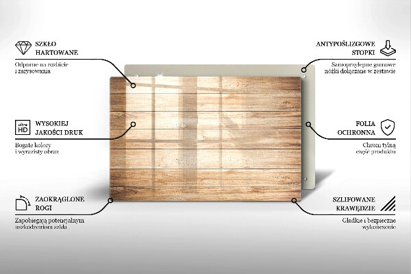 Herdabdeckung Holzbretter