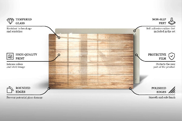 Herdabdeckung Holzbretter
