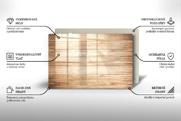 Herdabdeckung Holzbretter