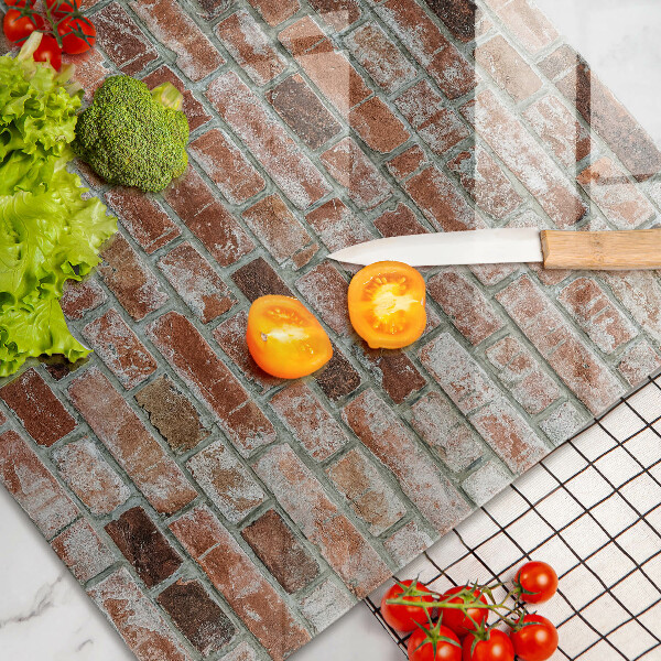 Herdabdeckung Alte Backsteinmauer