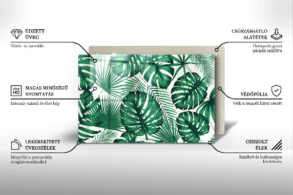 Herdabdeckung Monstera geht