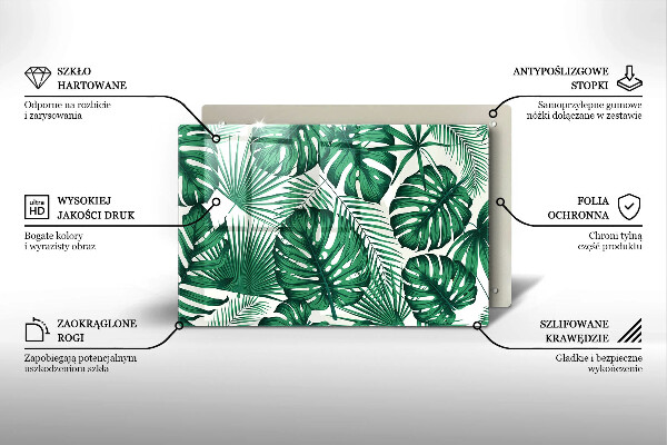 Herdabdeckung Monstera geht