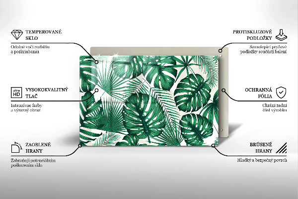 Herdabdeckung Monstera geht