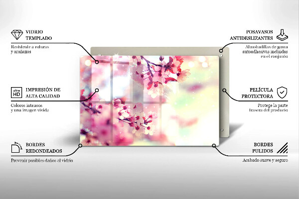 Herdabdeckung Naturapfelblüten