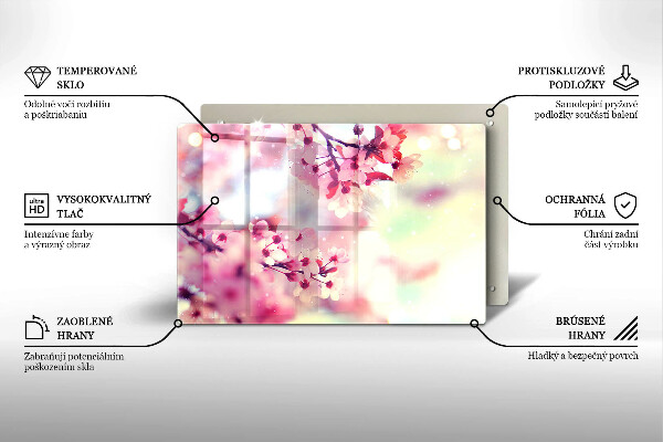 Herdabdeckung Naturapfelblüten