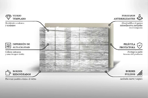 Herdabdeckung Alte Holzbretter