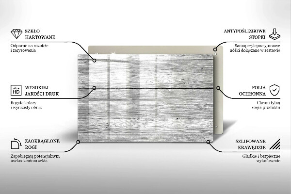 Herdabdeckung Alte Holzbretter