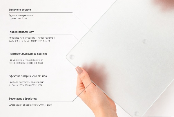 Herdschutzplatte in der Größe 60 × 60 cm