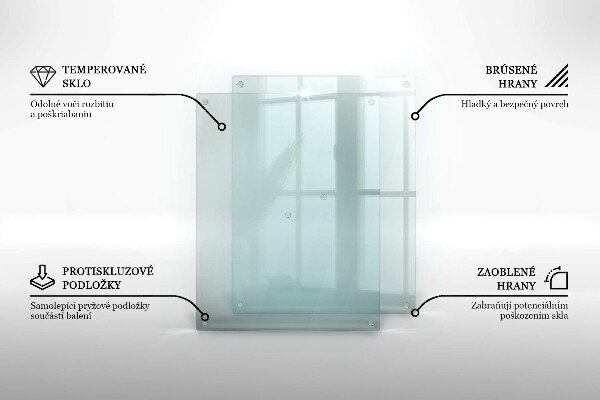 Ceranfeldabdeckung transparent 2x40x52 cm
