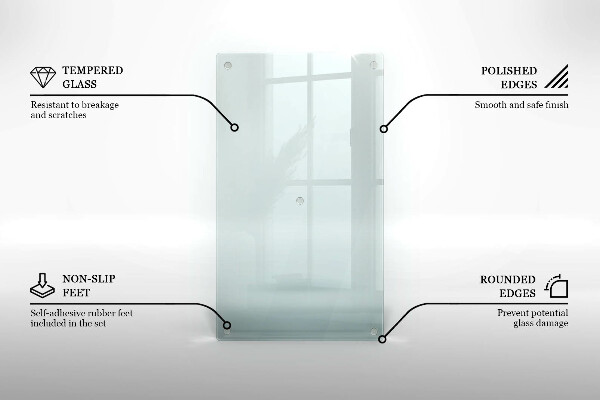 Herdabdeckplatte glas transparent 52x30 cm
