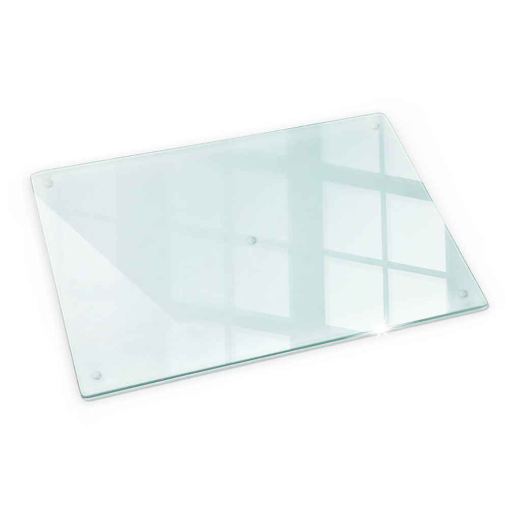 Herdabdeckplatte transparent 80x52 cm