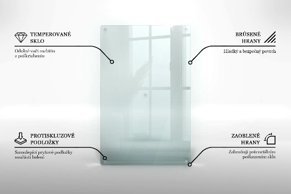 Herdabdeckplatte transparent 80x52 cm