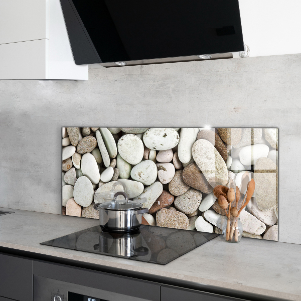 Küchenrückwand Fliesenspiegel Steiniger Strand