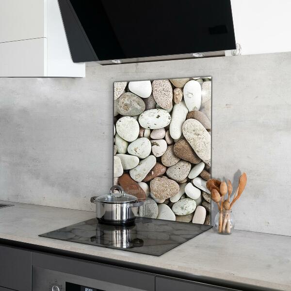 Küchenrückwand Fliesenspiegel Steiniger Strand