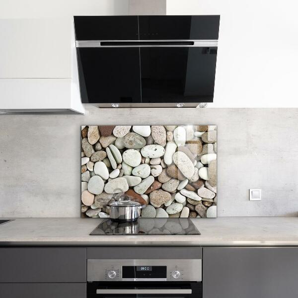 Küchenrückwand Fliesenspiegel Steiniger Strand