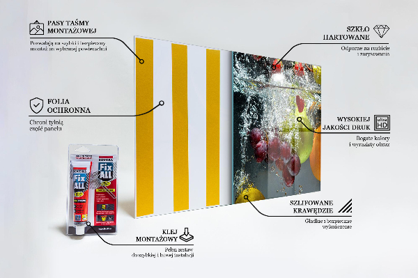Küchenrückwand Spritzschutz Saftige Fruchtlimonade