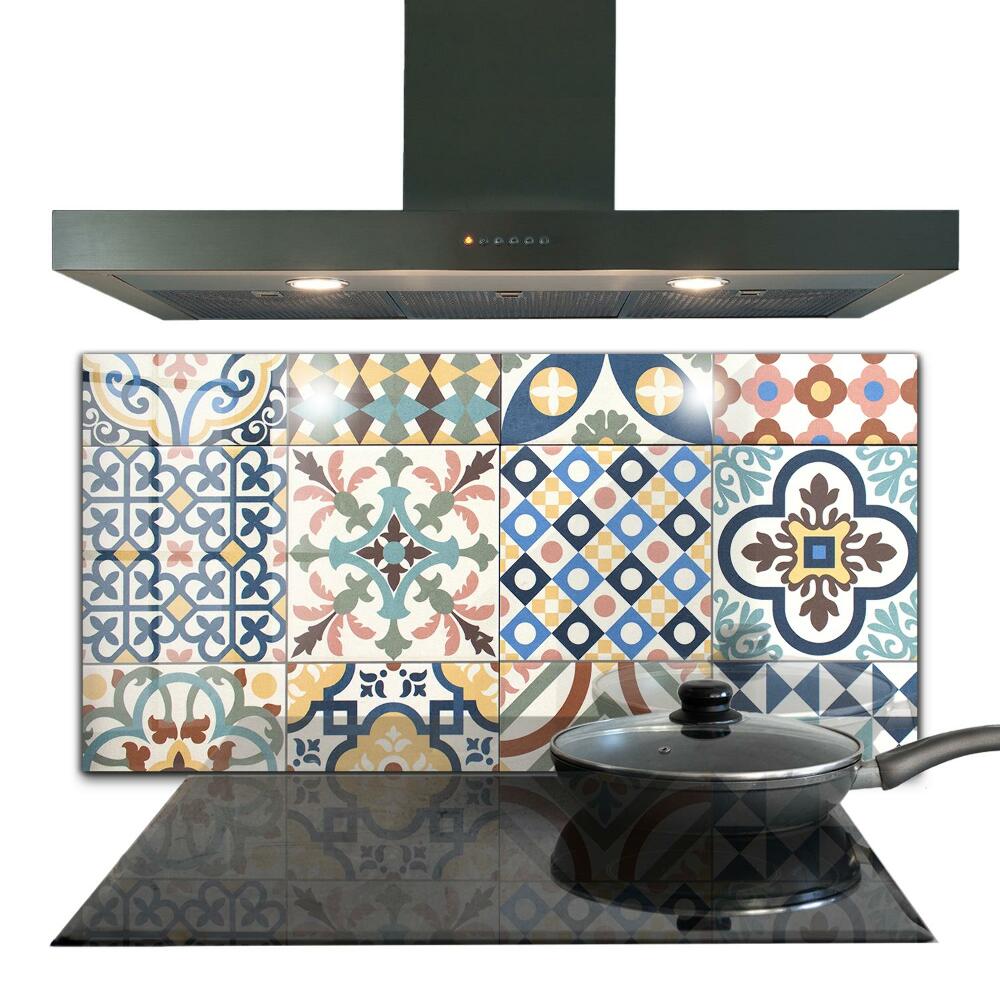 Küchenrückwand Fliesenspiegel Portugiesische Mosaikornamente