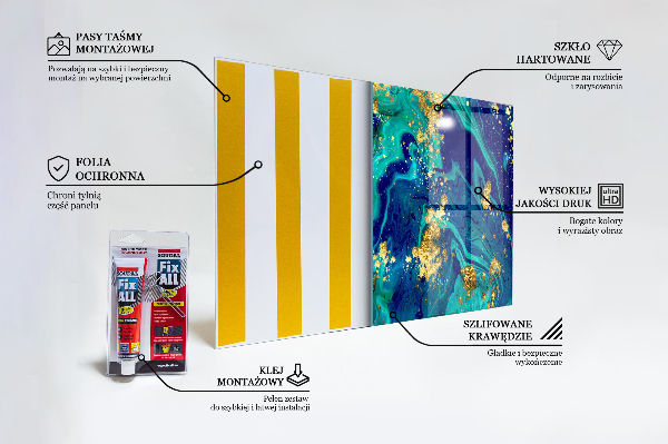 Küchenrückwand Fliesenspiegel Moderne Kunstabstraktion
