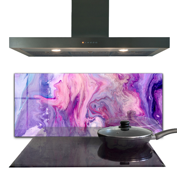 Küchenrückwand Fliesenspiegel Rosa Abstraktion