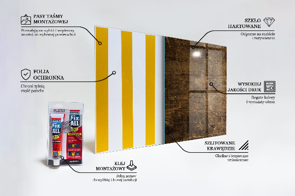 Küchenrückwand Fliesenspiegel Dunkles Eichenholz