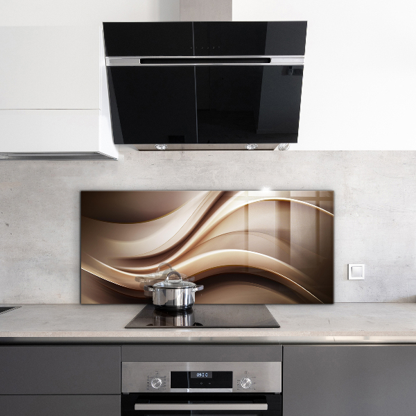 Küchenrückwand Spritzschutz Abstraktion von Energiewellen